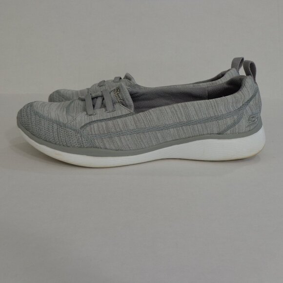 Skechers Women's Microburst 2.0 Best Ever Slip On Sneaker Grey US Size 8.5 - Picture 1 of 7